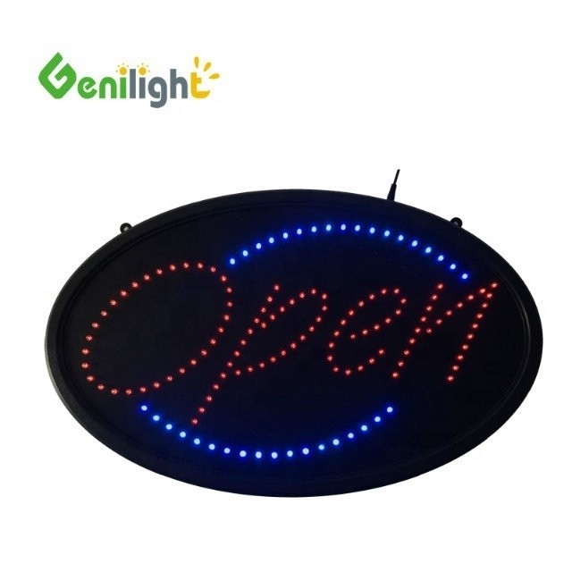 Stromverbrauch hohe Helligkeit offene Acrylplatte LED-Schild mit Frontplatte PCB-Platte