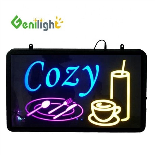 Genilight 22 * 13 Zoll angepasste LED-Neon-Schildlicht für Shop Bar Store und Heimdekoration