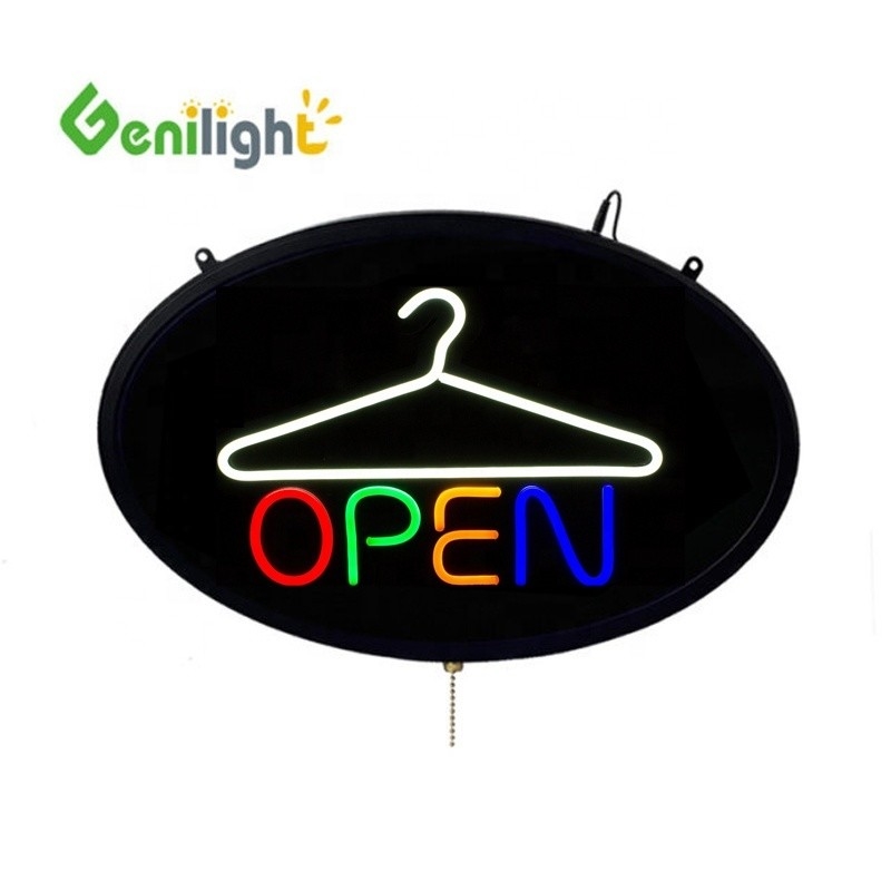 Indoor Genilight Oval 58*36cm LED-Kittelhänger Neonschild mit Pixelpitch