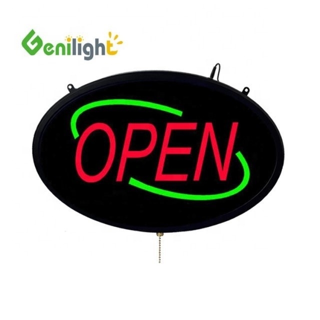 12V LED-Neon-Offenschild mit Acrylplatte Kontrastverhältnis Blickwinkel H/V