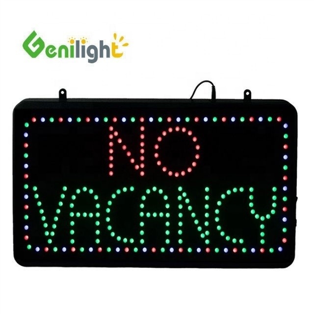 CE RoHS Innenraum 56*33cm Genilight ohne Leerlicht Blitz LED Offene Anzeige Programmierbare LED Anzeige