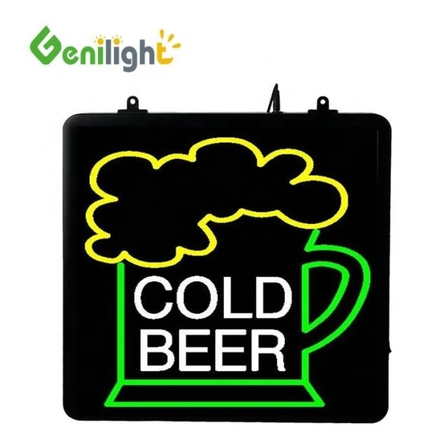 FULL COLOR Indoor Acrylic Custom Led Bier Neon Schild mit Animation Display Funktion