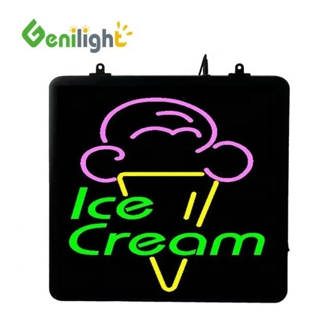 LED-Schild mit ABS-Rahmen und auffälligem Acryl-Frontboard