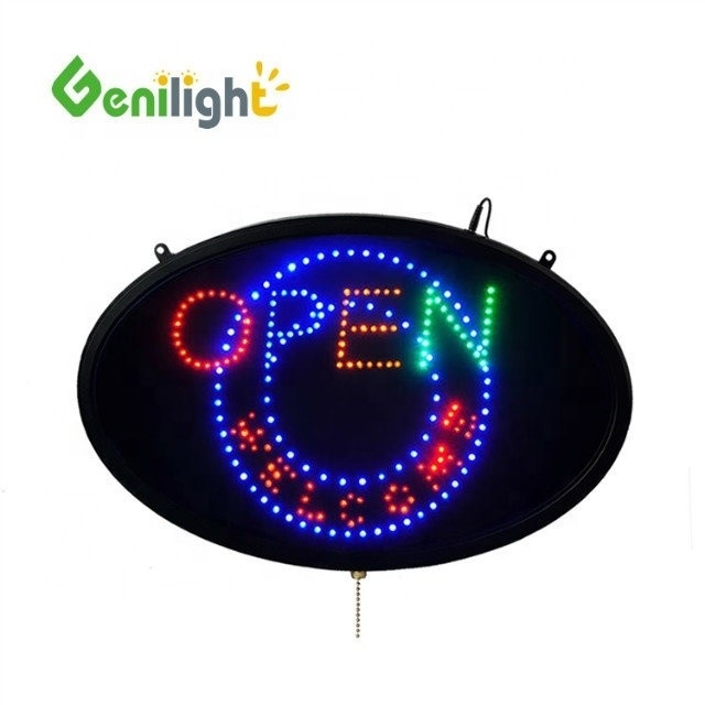 Vollfarbige LED-Animation OFFEN-Geschäftsschild für Schaufenster an 25 °C